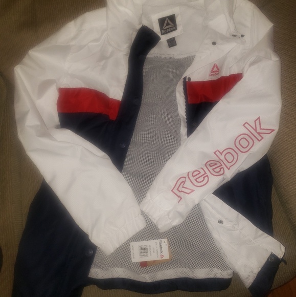 reebok windbreaker womens